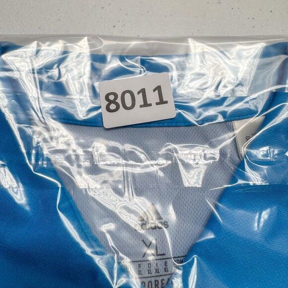 Adidas Golf Polo Shirt Mens XL Blue Gray Areoready Golfer Office Casual Athletic - Picture 14 of 14